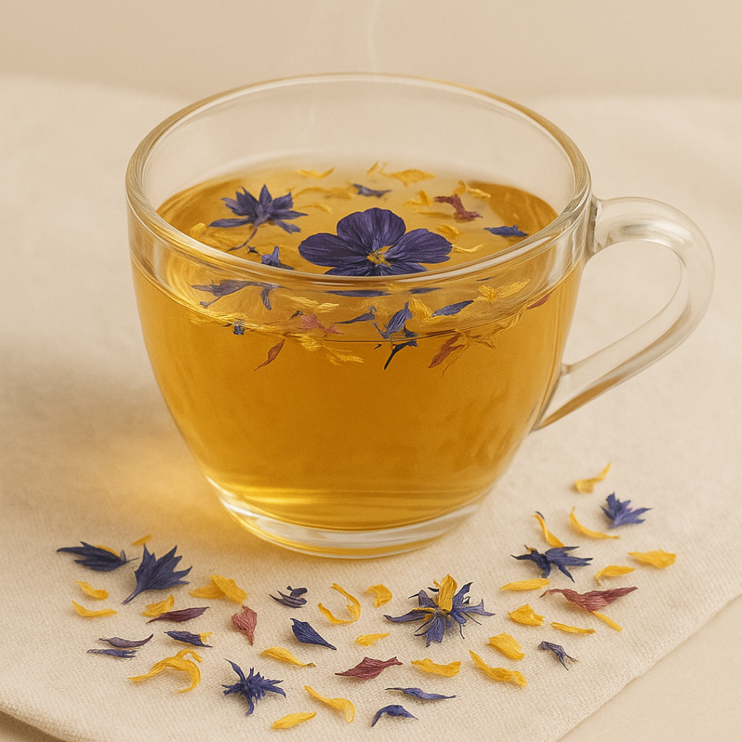 Die Ernte und Trocknung von essbaren Kornblumen: Tradition und Sorgfalt für höchste Qualität