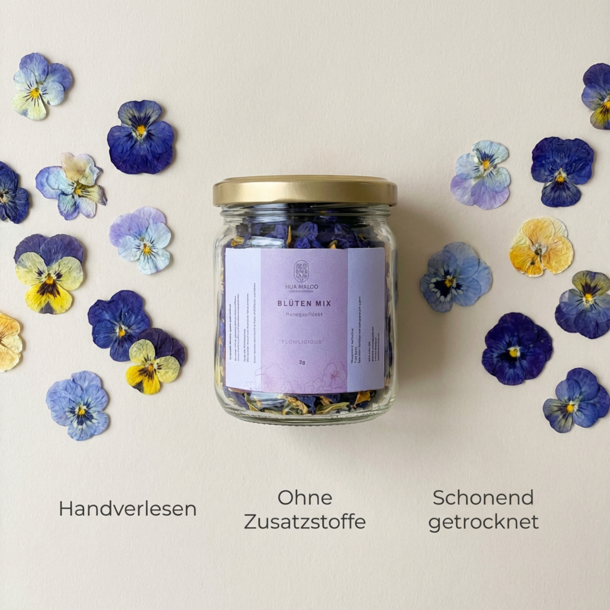 Veilchen Blüten-Mix