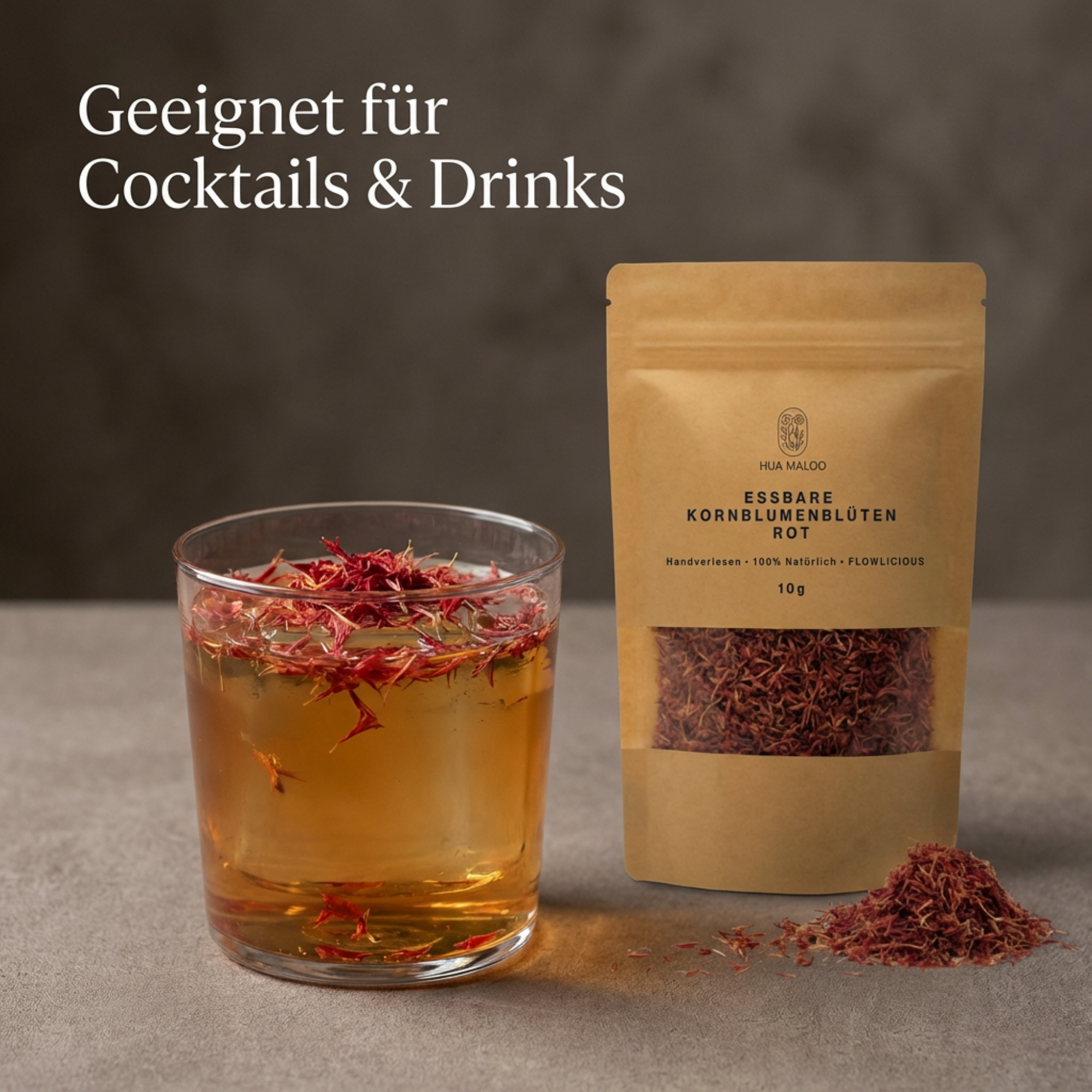 Kornblumenblüten Rot