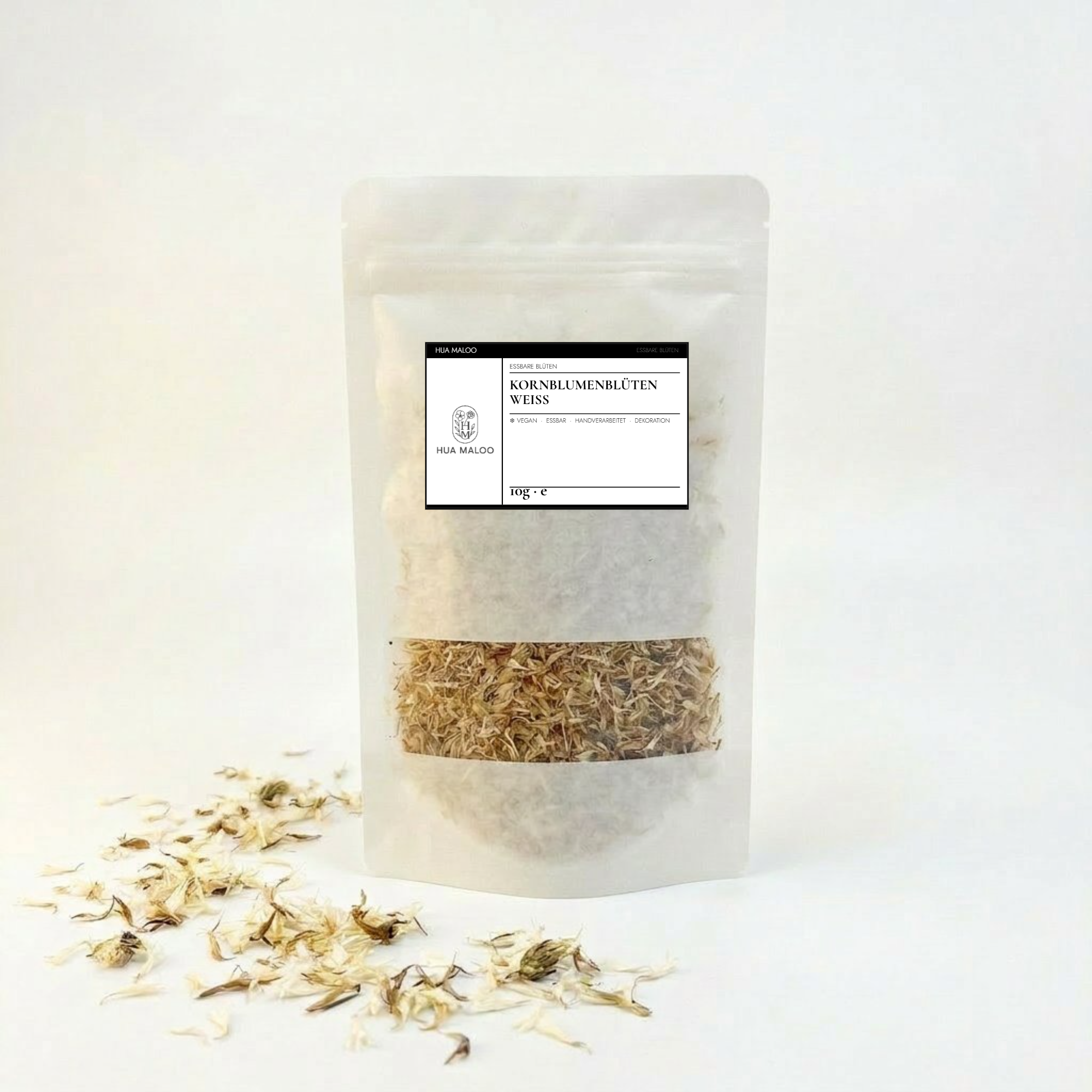 Kornblumenblüten Weiß
