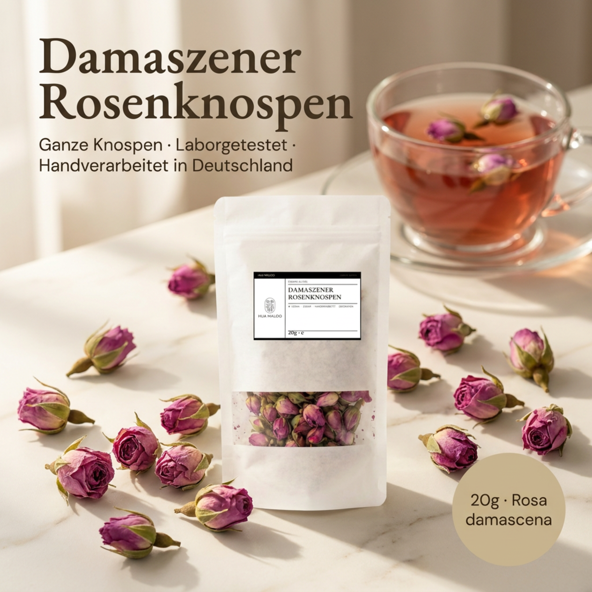 Damaszener Rosenknospen