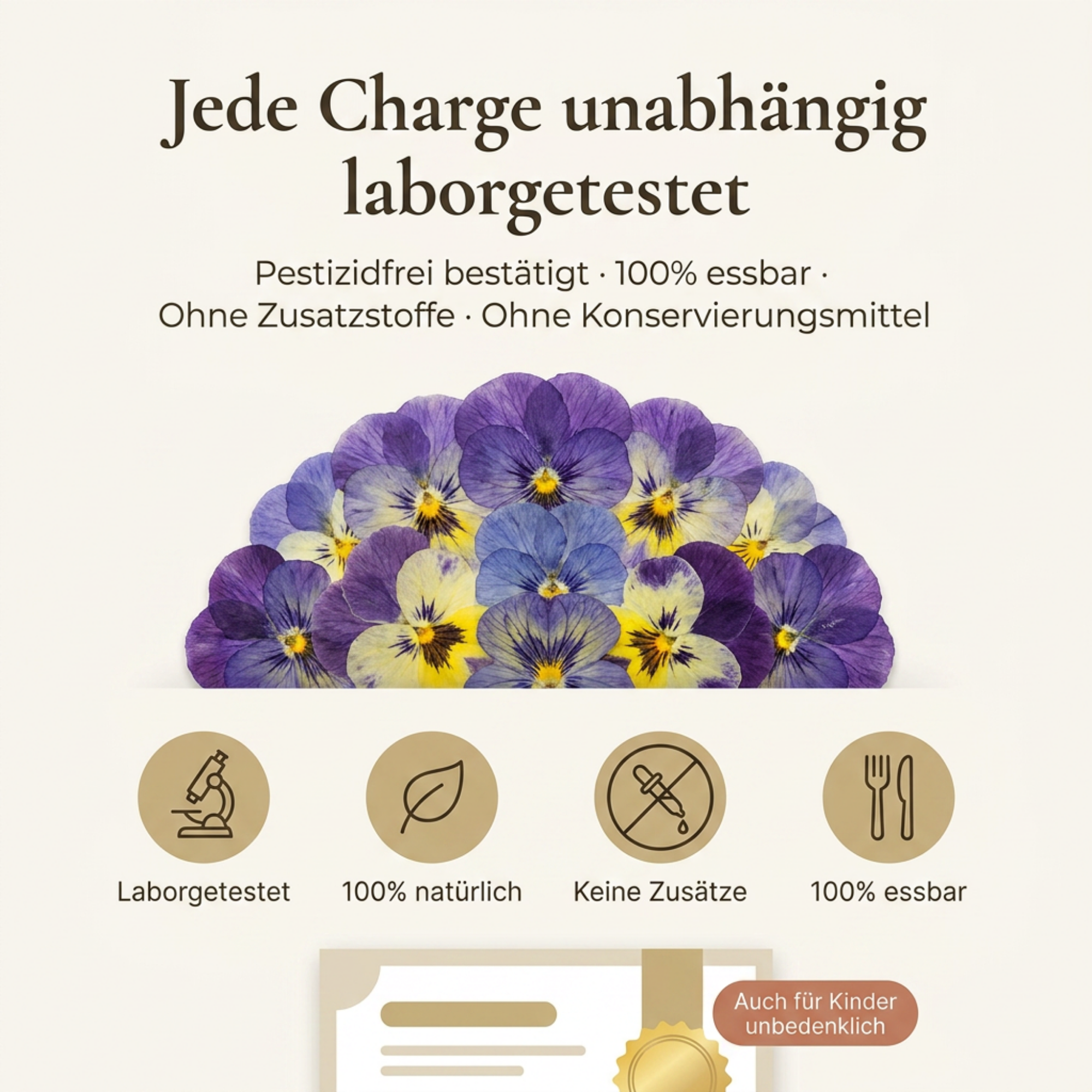 Veilchen Blüten-Mix