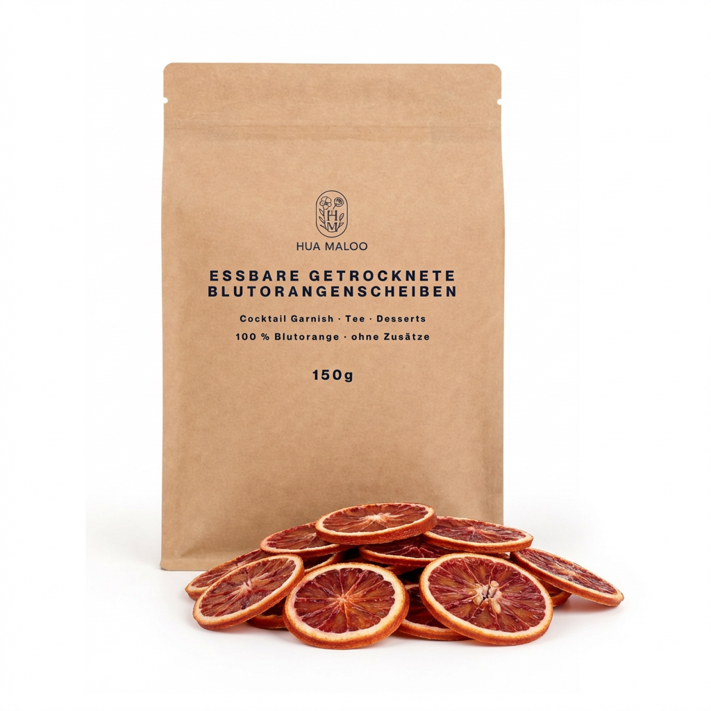Essbare Blutorangenscheiben