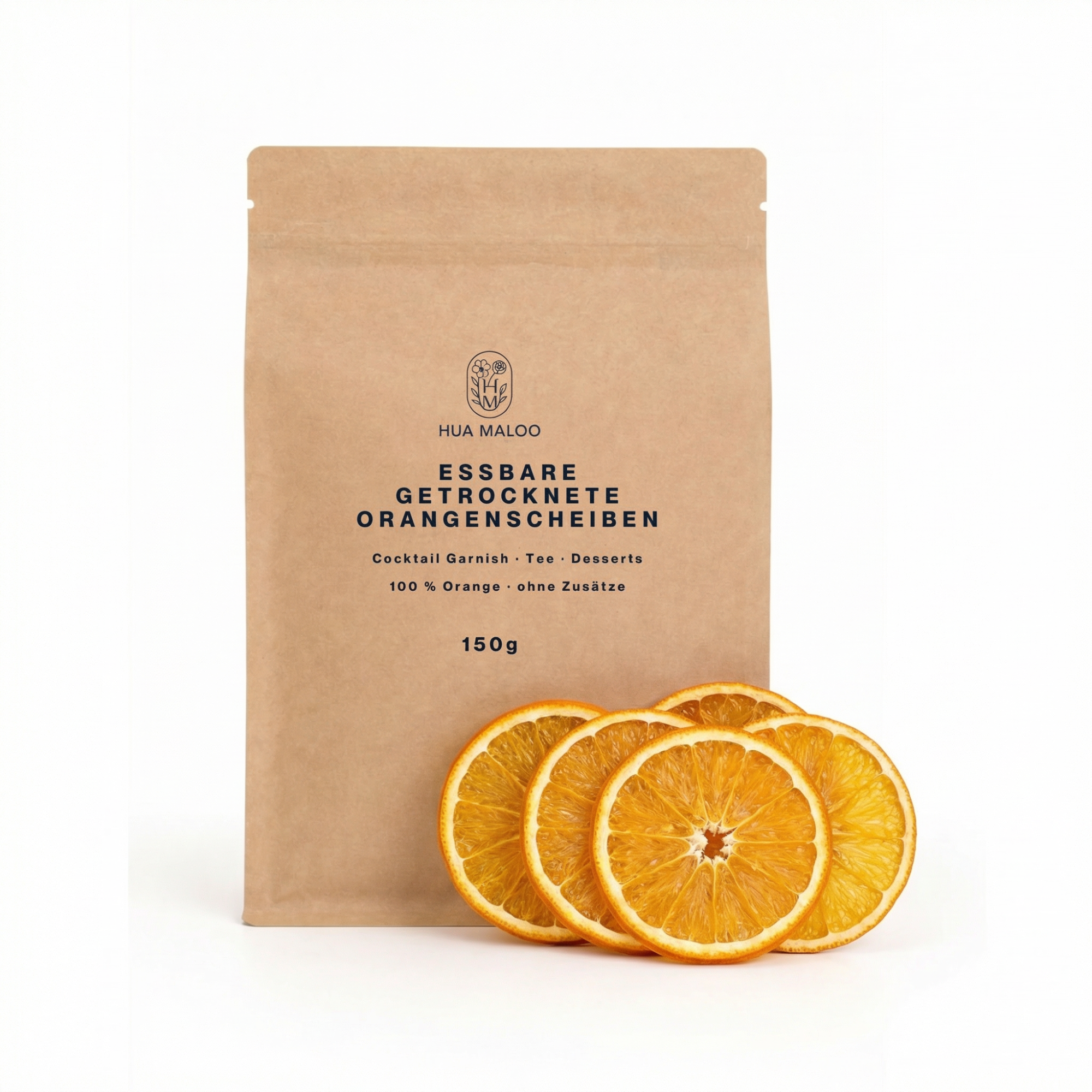 Essbare Orangenscheiben