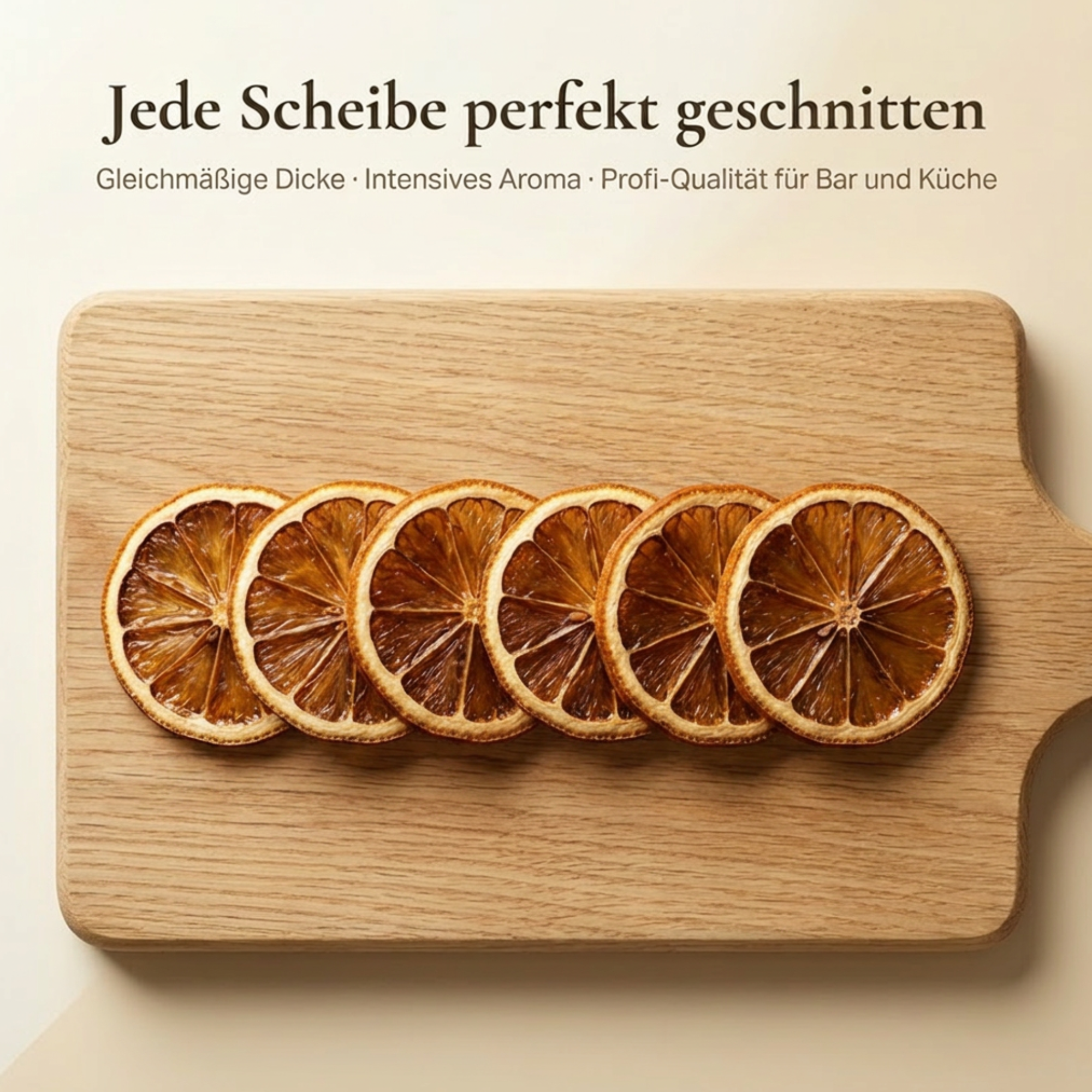 Essbare Zitronenscheiben