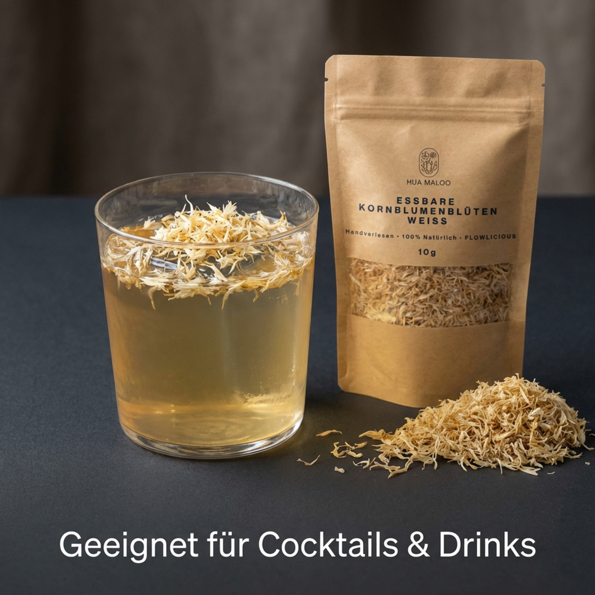 Kornblumenblüten Weiß