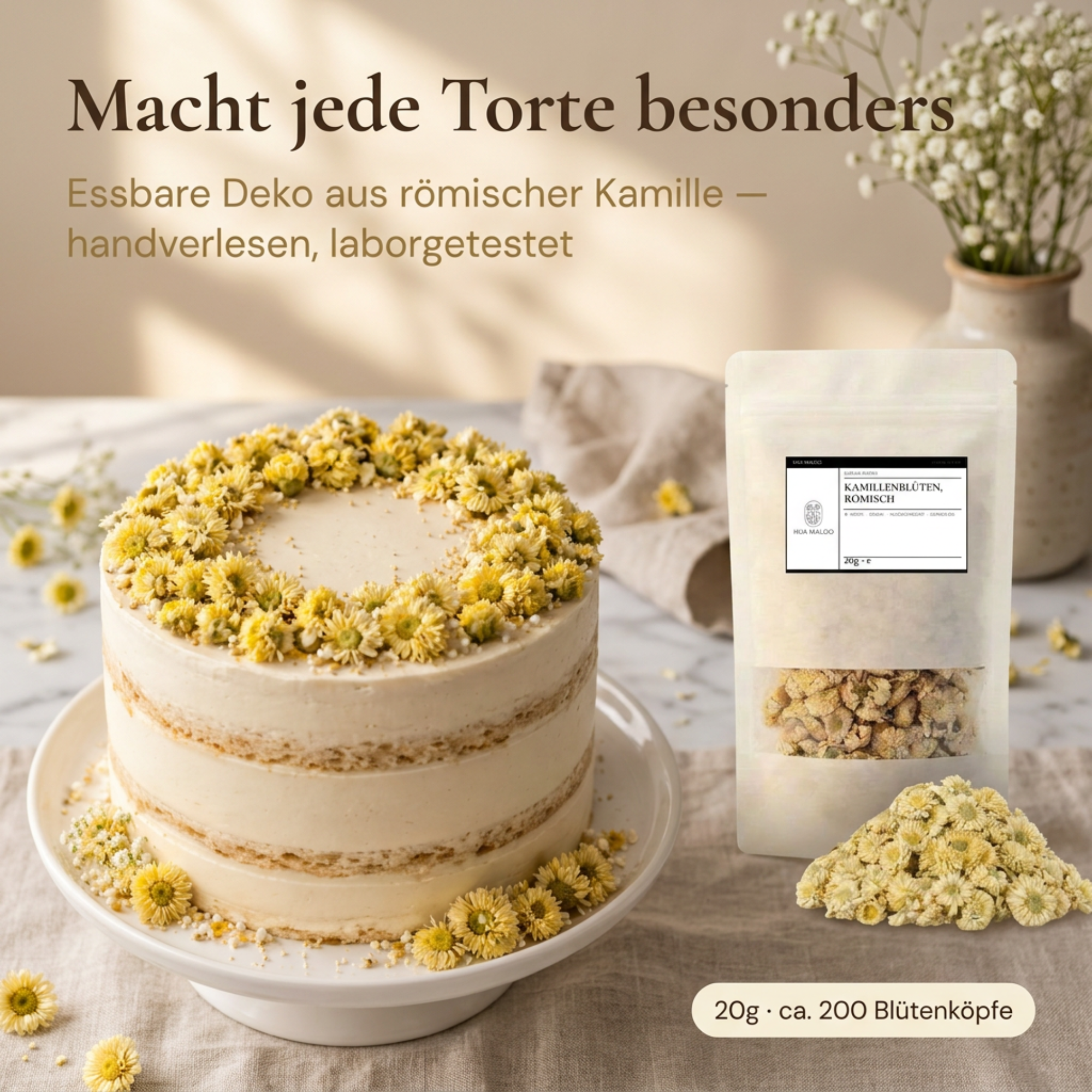 Kamillenblüten, römisch