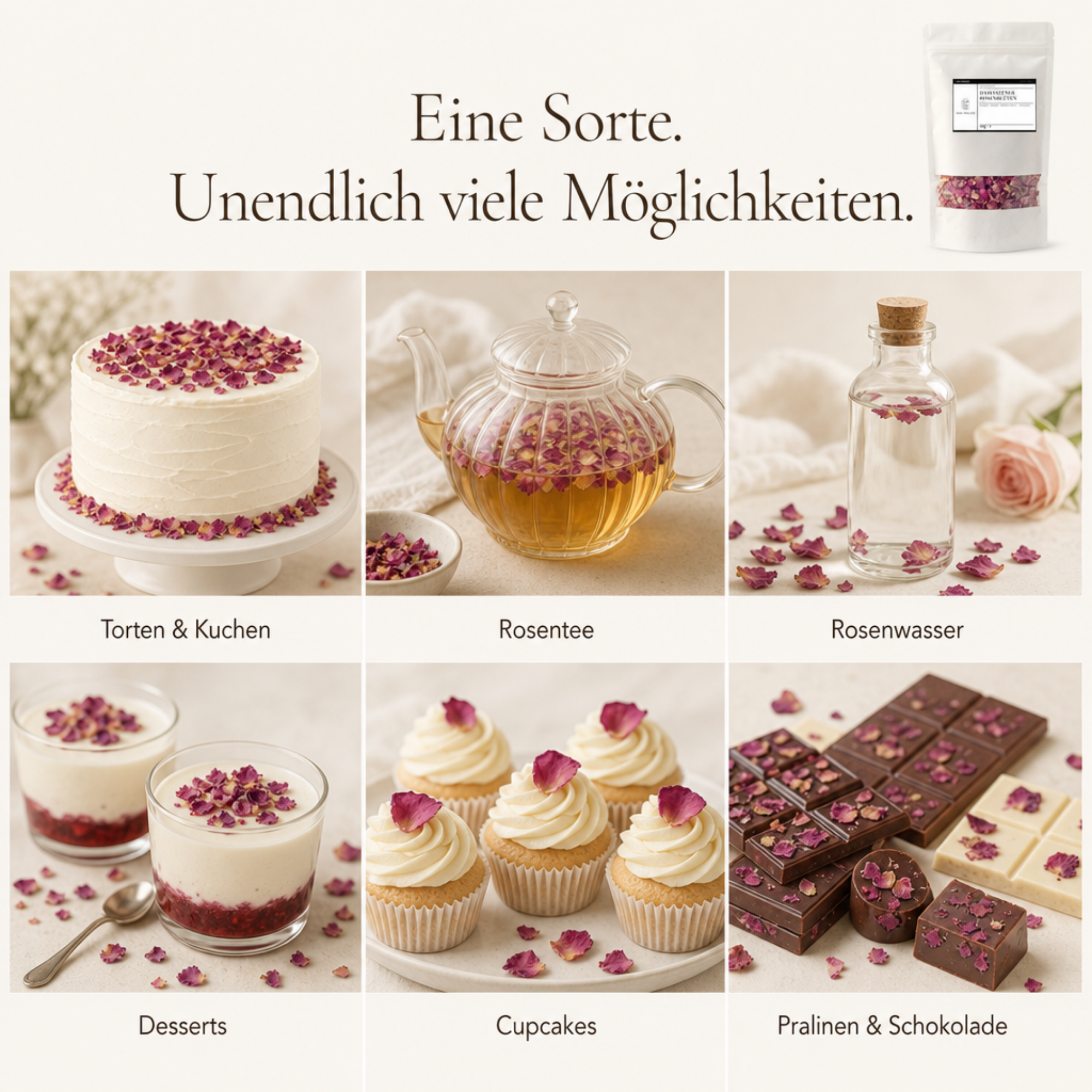Damaszener Rosenblüten