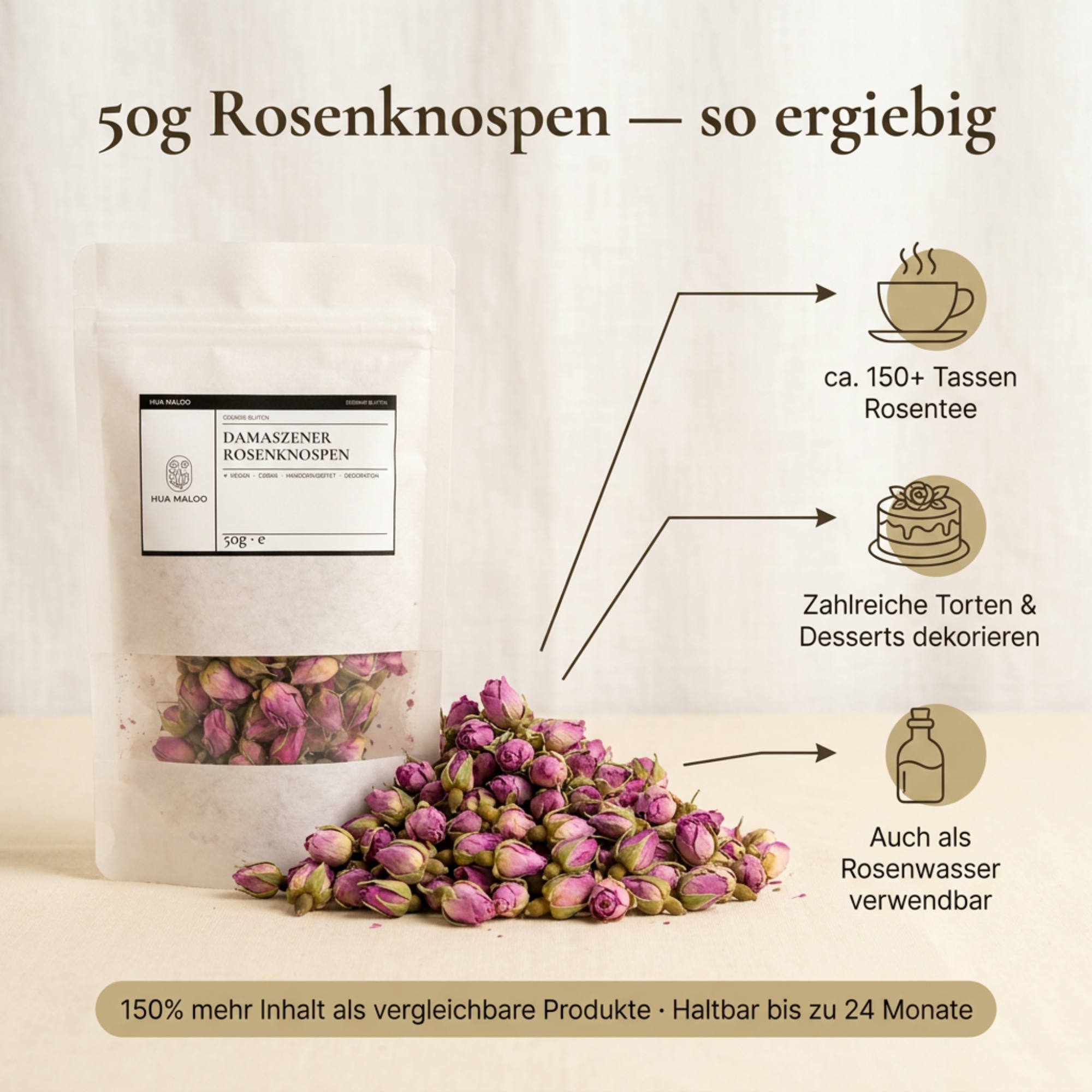 Damaszener Rosenknospen