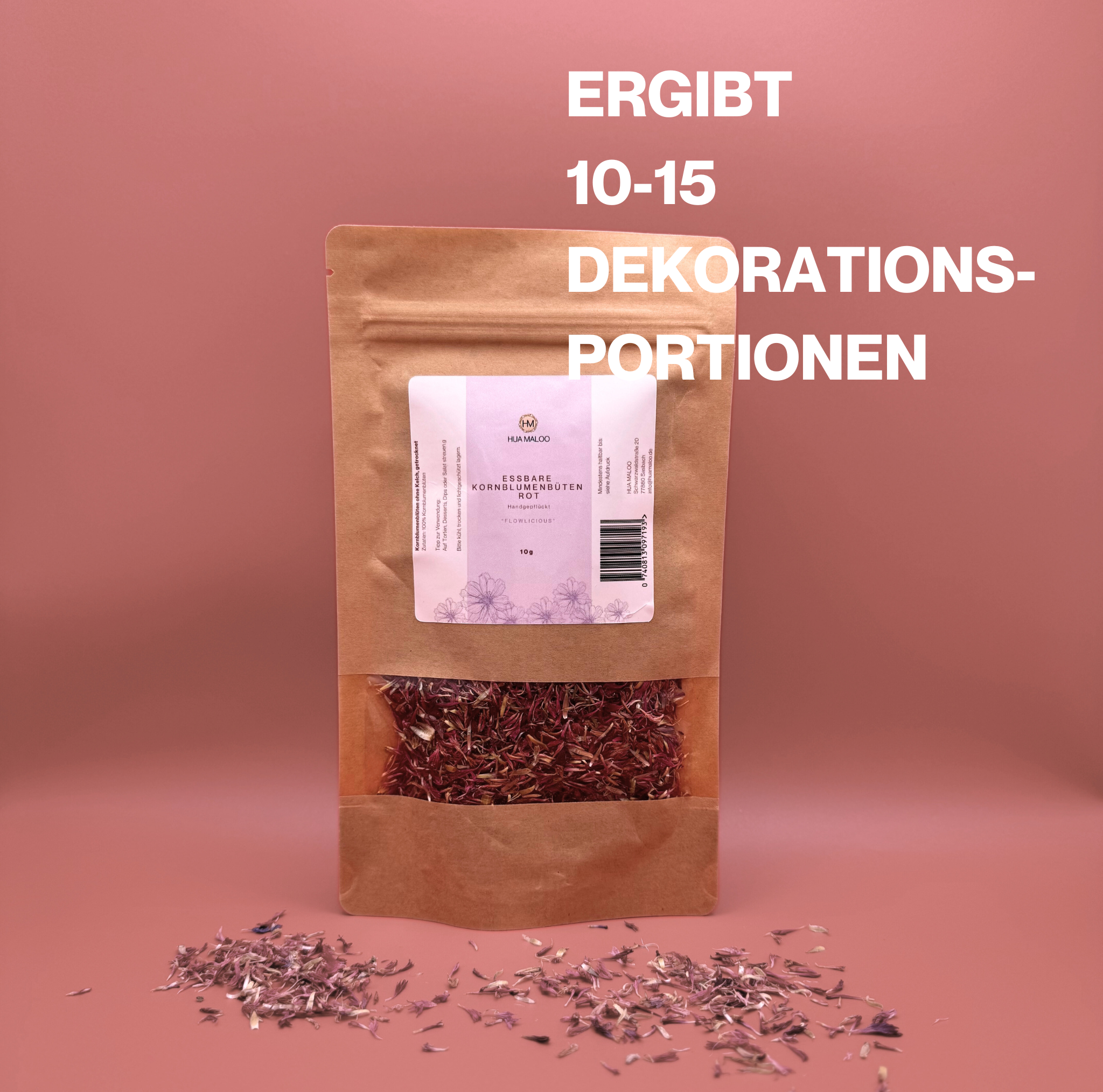 Kornblumenblüten Rot