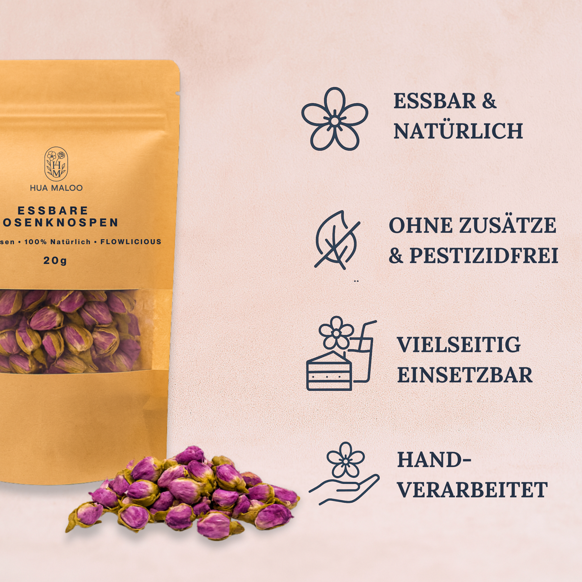 Damaszener Rosenknospen