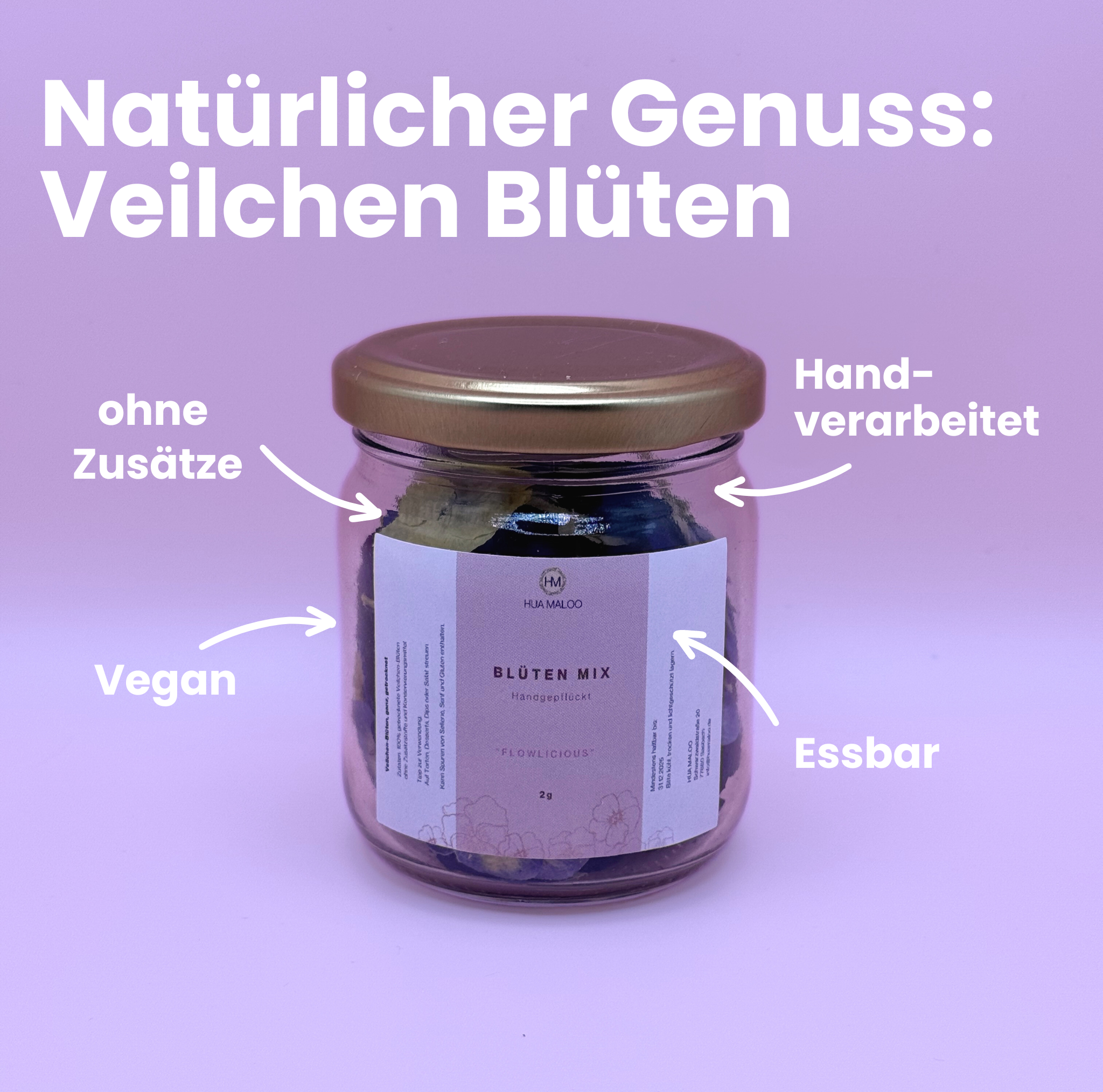 Veilchen Blüten-Mix