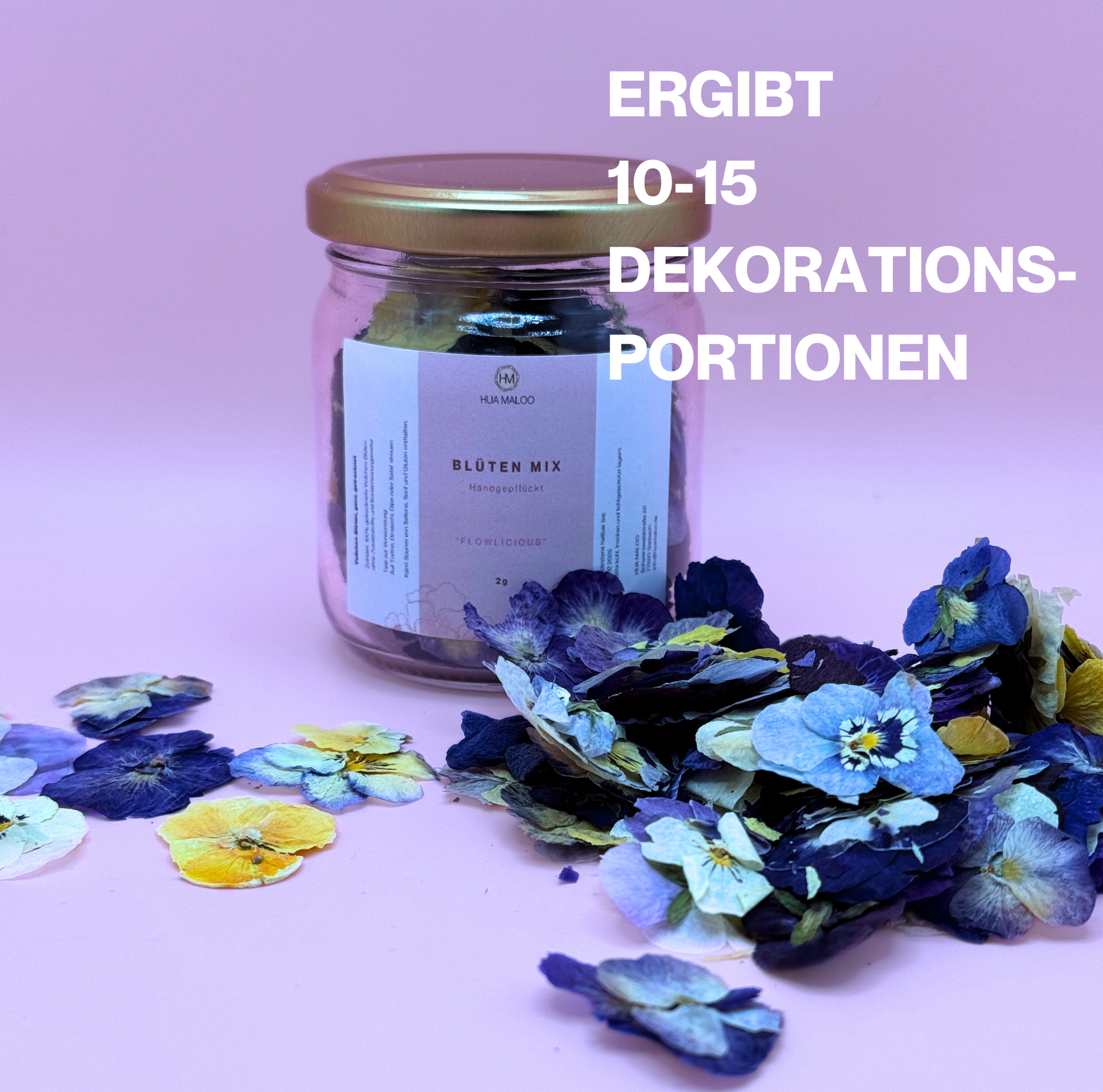 Veilchen Blüten-Mix